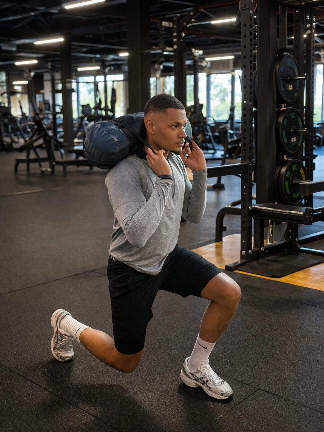 Jomo Ngum beim Training